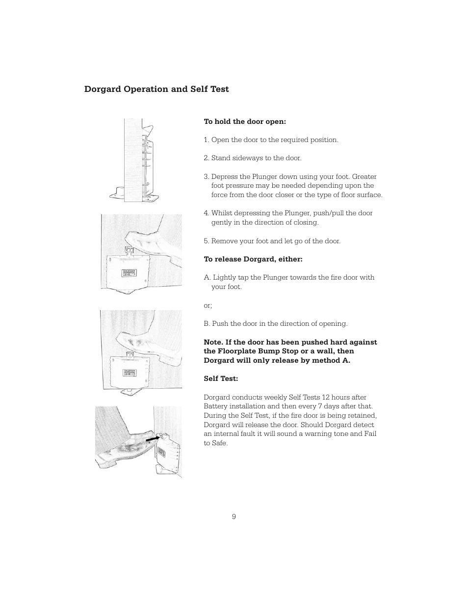 Hoyles Dorgard Fire Door Retainer User Manual | Page 10 / 20