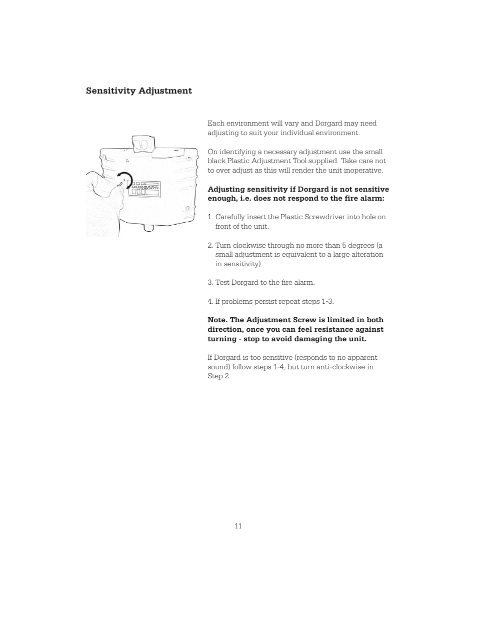 Hoyles Dorgard Fire Door Retainer User Manual | Page 12 / 20