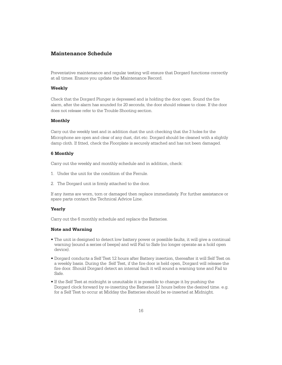 Hoyles Dorgard Fire Door Retainer User Manual | Page 17 / 20