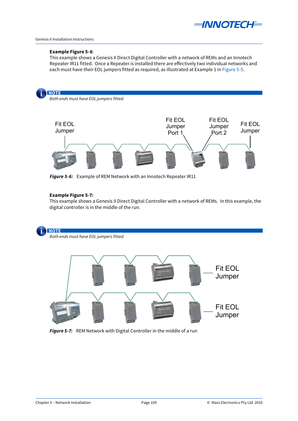Fit eol jumper fit eol jumper | Innotech Genesis II Digital Controller (v5) User Manual | Page 109 / 124