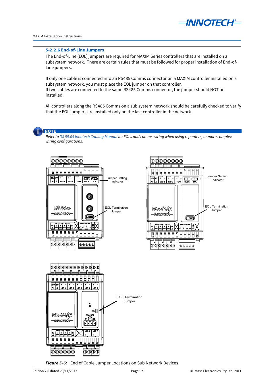 Innotech Maxim User Manual | Page 52 / 60