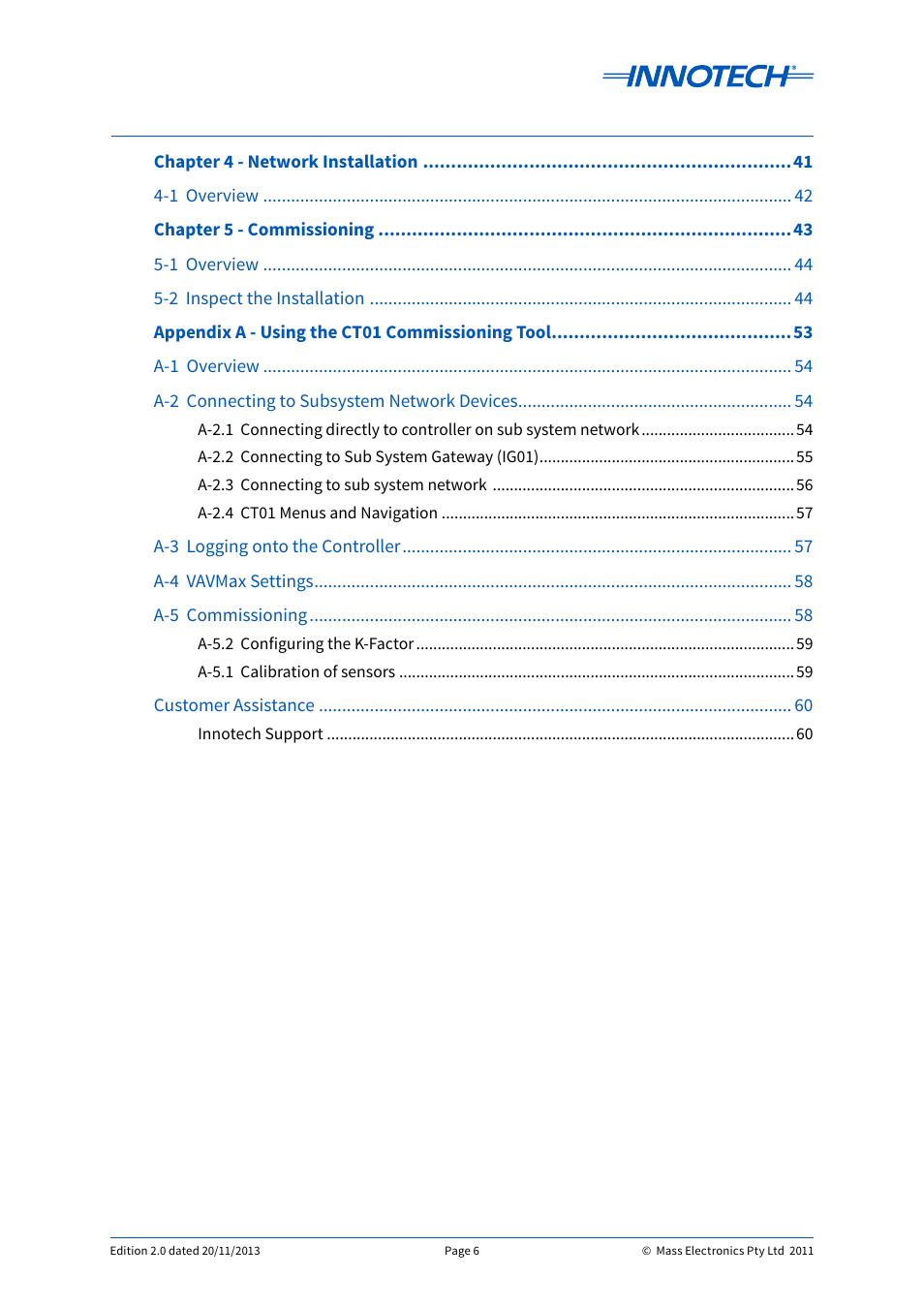 Innotech Maxim User Manual | Page 6 / 60