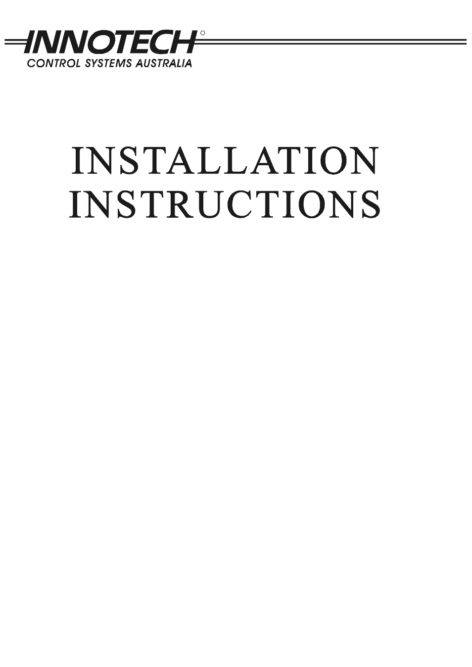 Innotech Genesis V4 System User Manual | 115 pages
