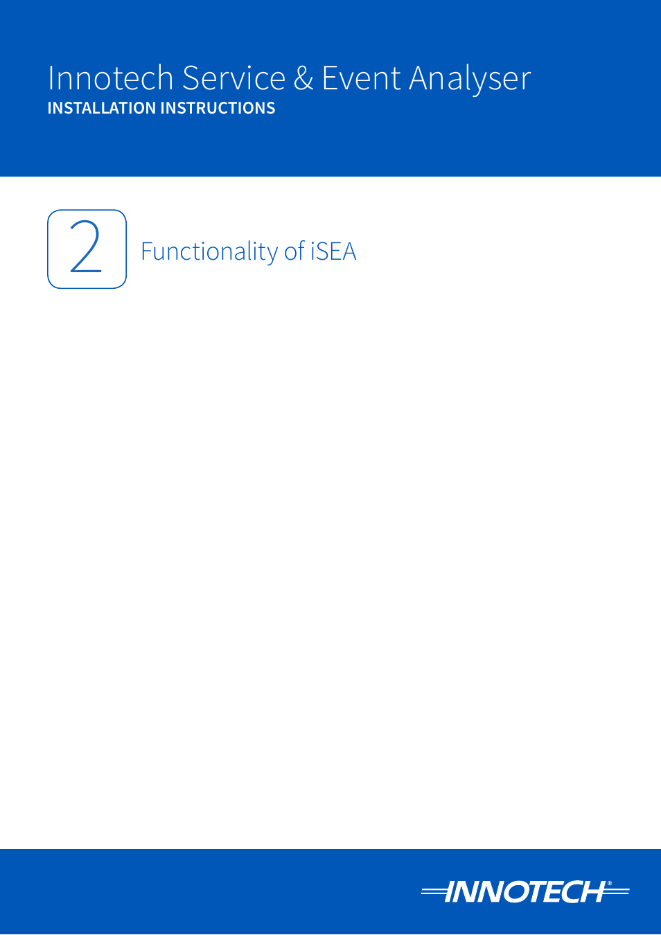 Innotech iSEA User Manual | Page 13 / 44