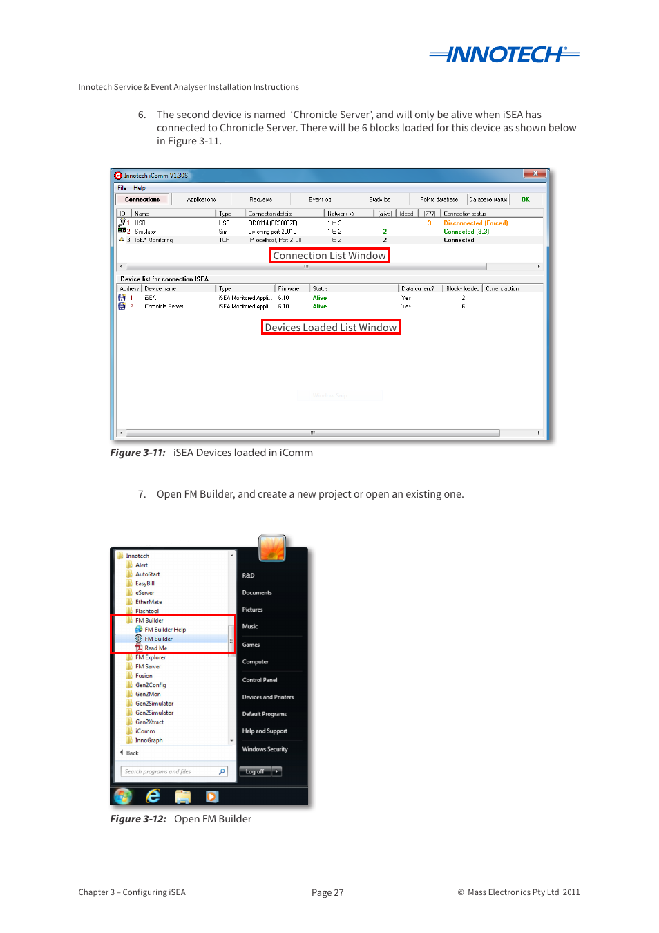 Innotech iSEA User Manual | Page 27 / 44