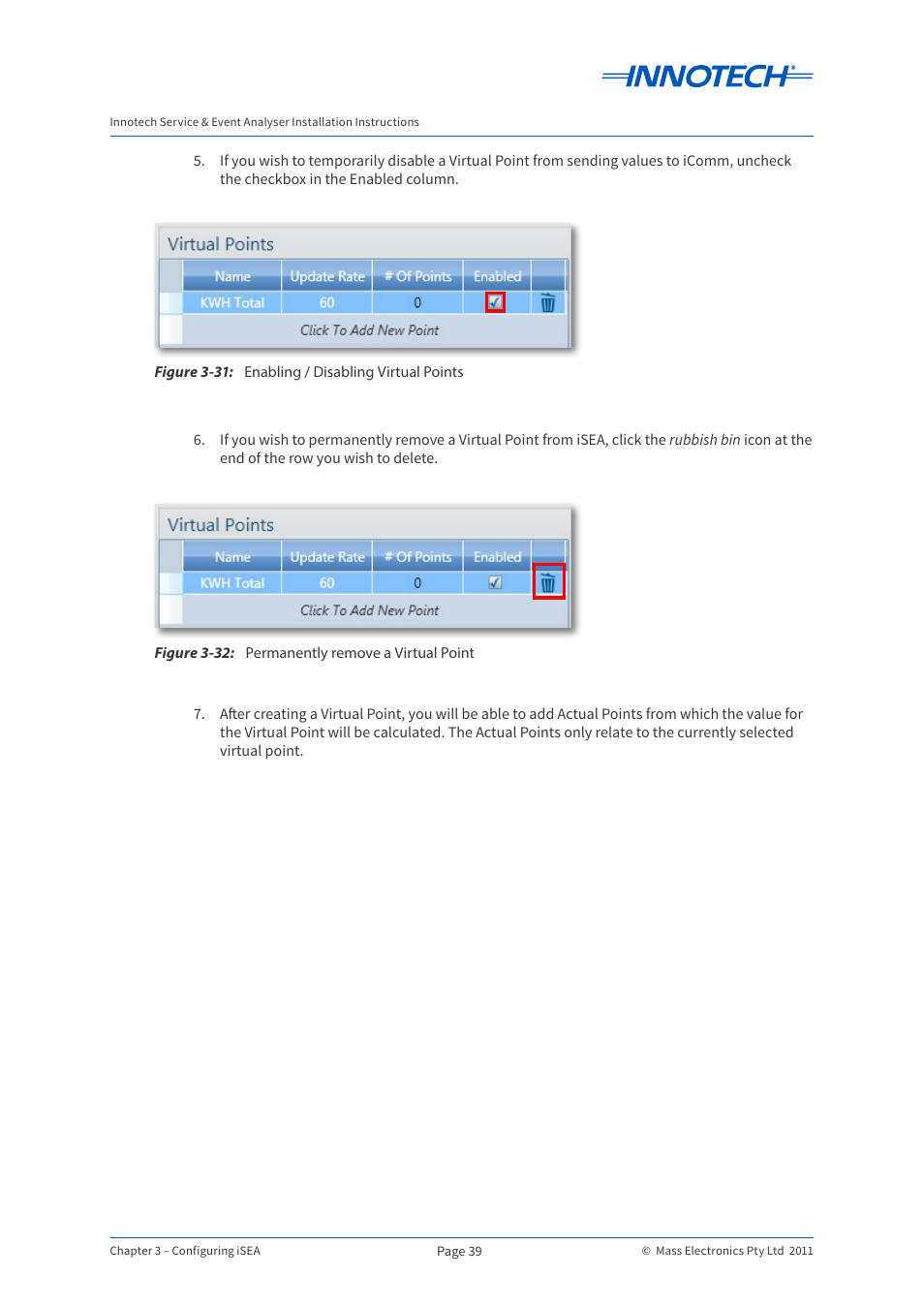 Innotech iSEA User Manual | Page 39 / 44
