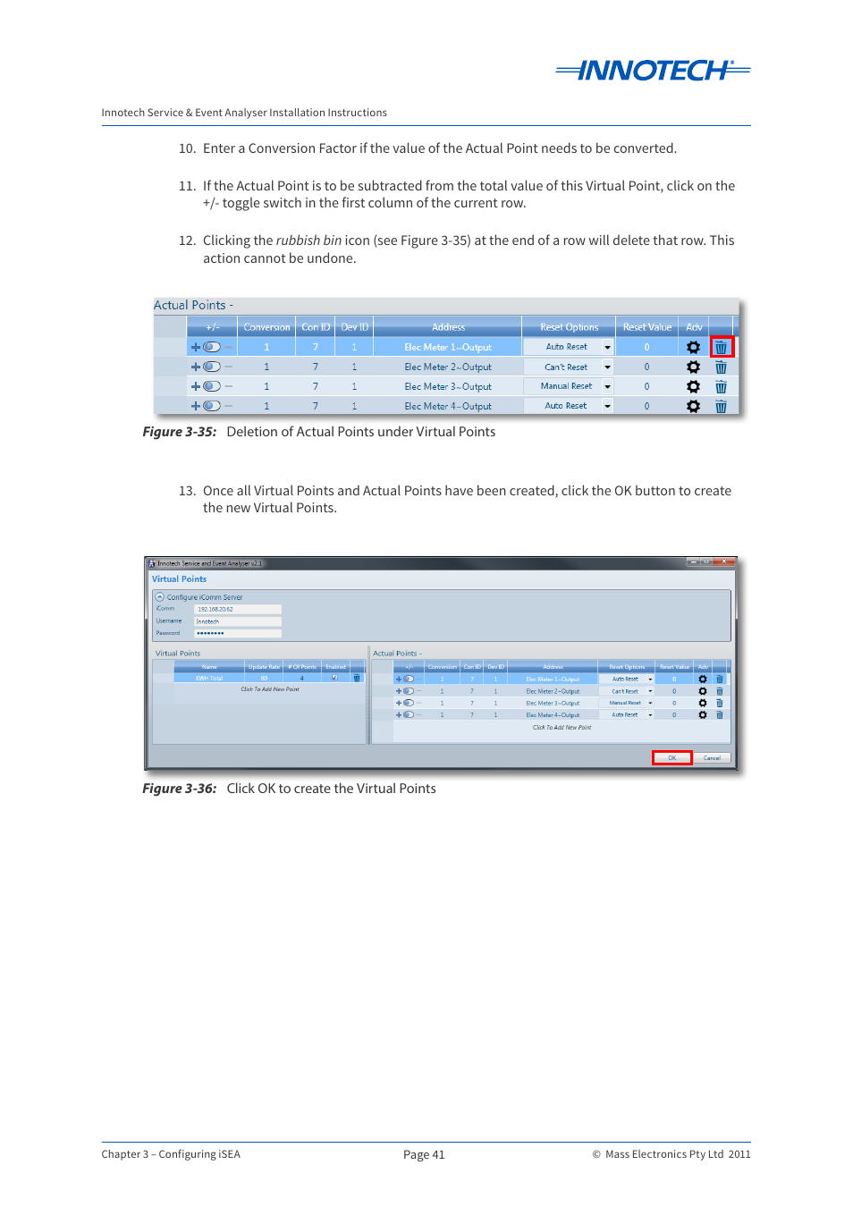 Innotech iSEA User Manual | Page 41 / 44