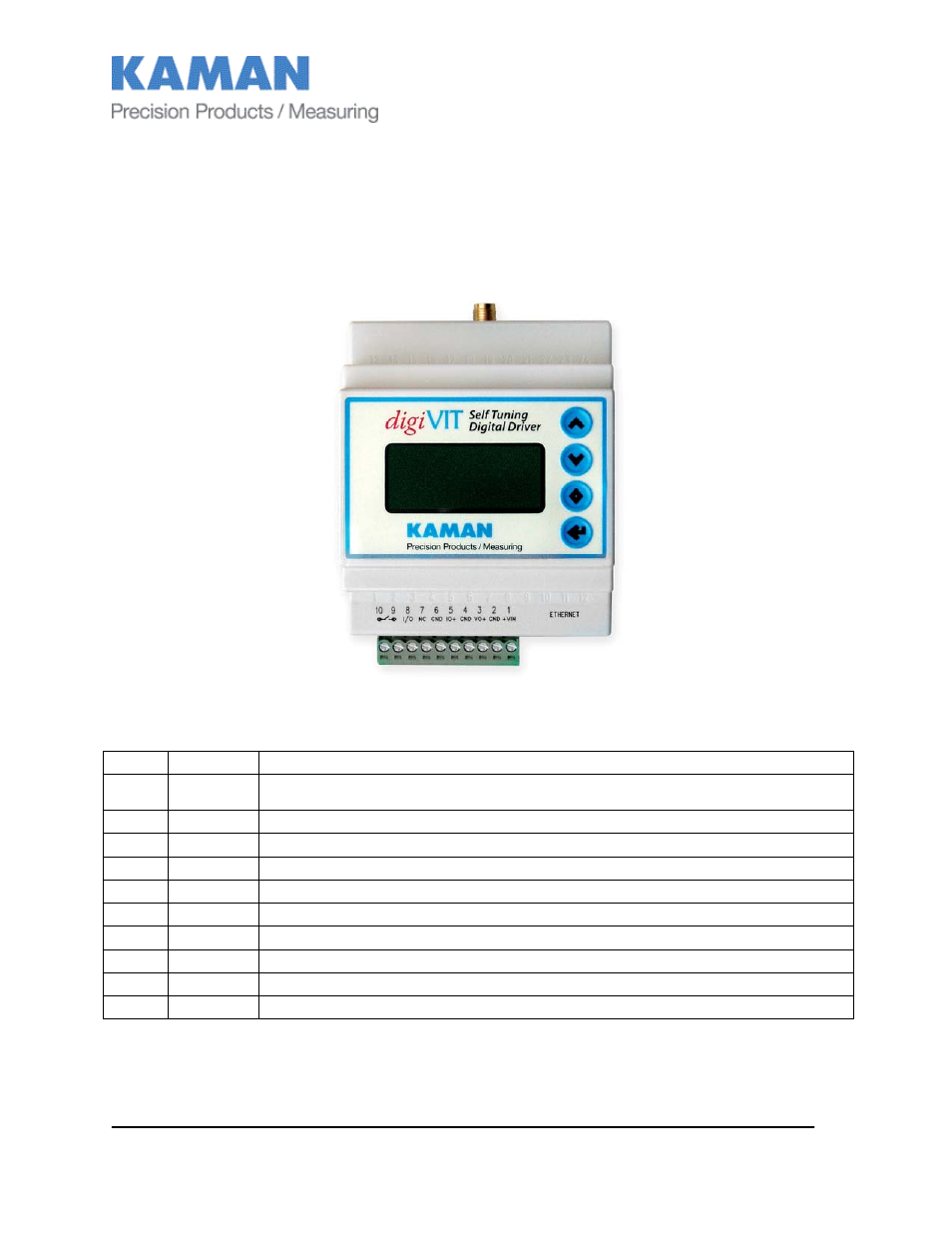 Part 2 – connections | Kaman digiVIT User Manual | Page 5 / 33