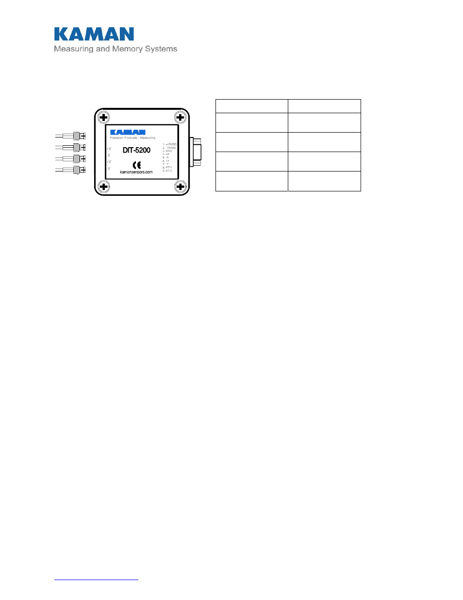 Kaman DIT-5200L User Manual | Page 5 / 18