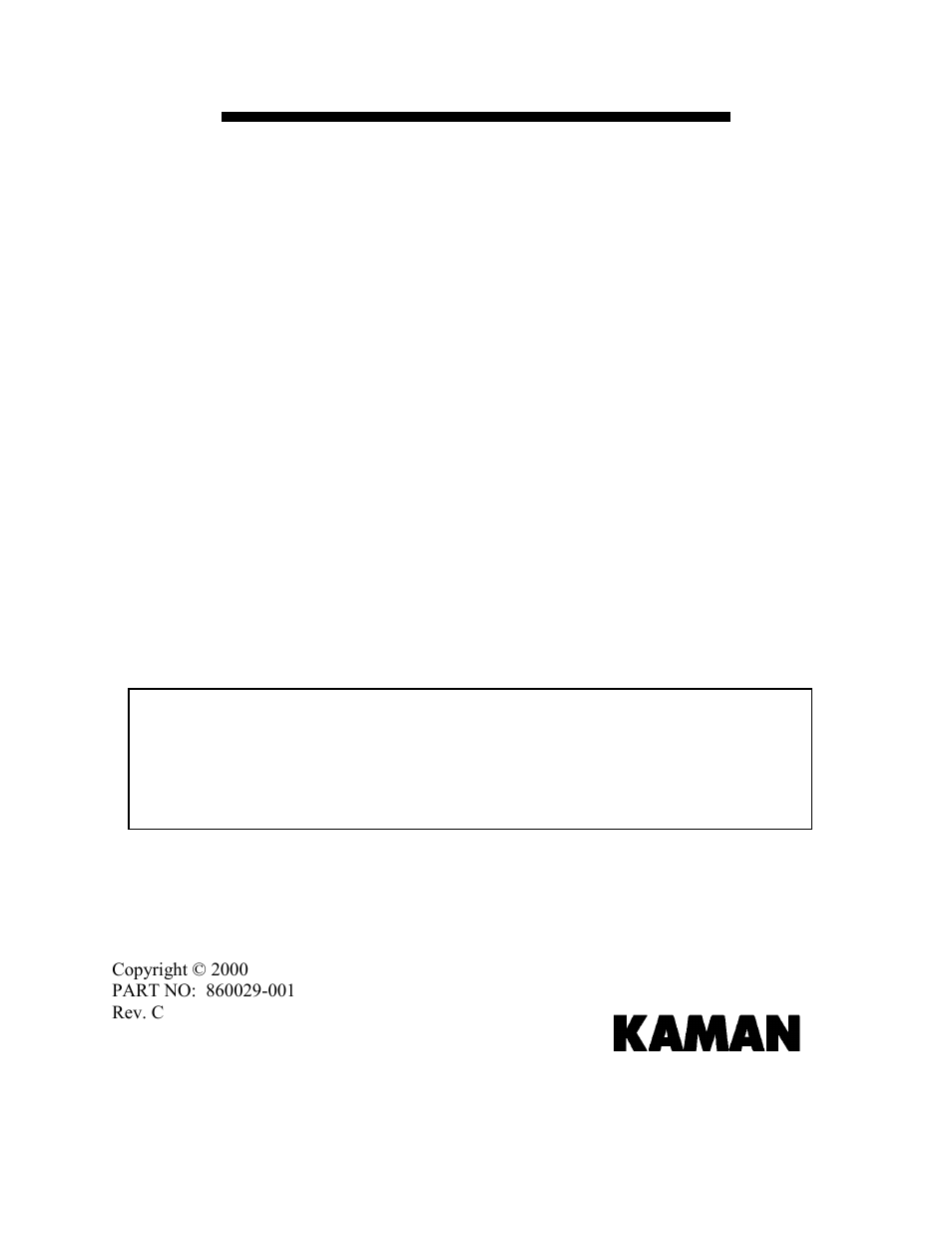 Kaman KD-5100 User Manual | 41 pages