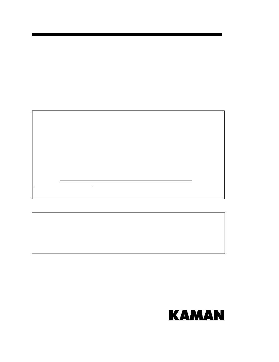 Kaman KD-2300 User Manual | 44 pages