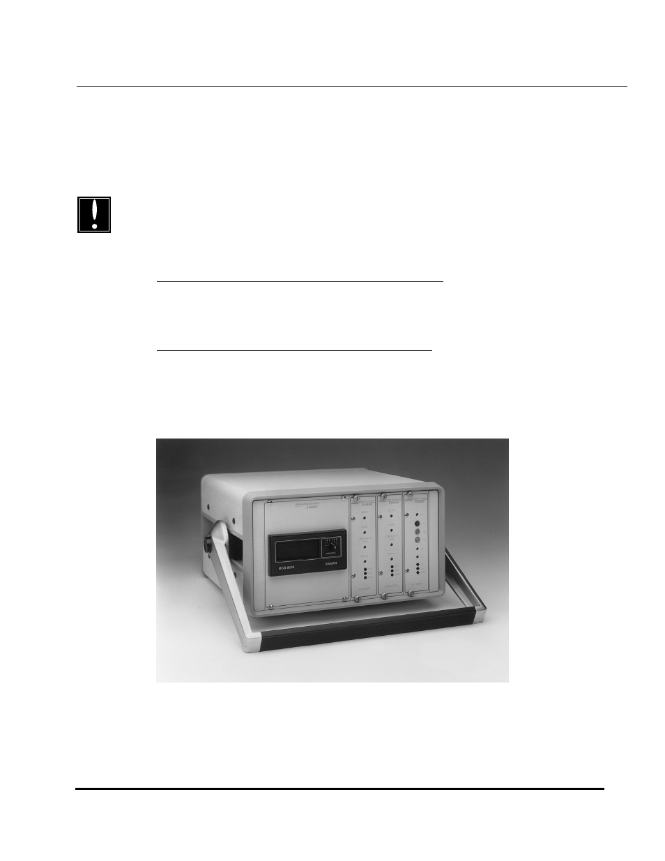The equipment | Kaman KDM-8200 User Manual | Page 16 / 43