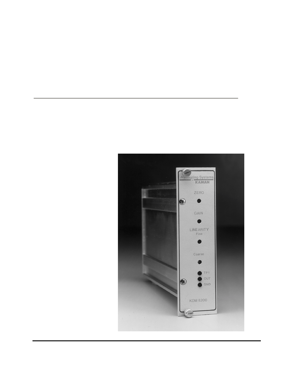 Part i, What is the kdm-8200 | Kaman KDM-8200 User Manual | Page 8 / 43