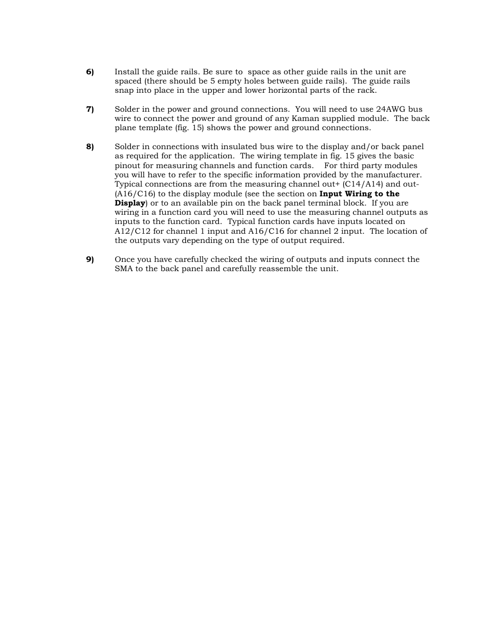 Kaman 8000 Enclosures User Manual | Page 27 / 55