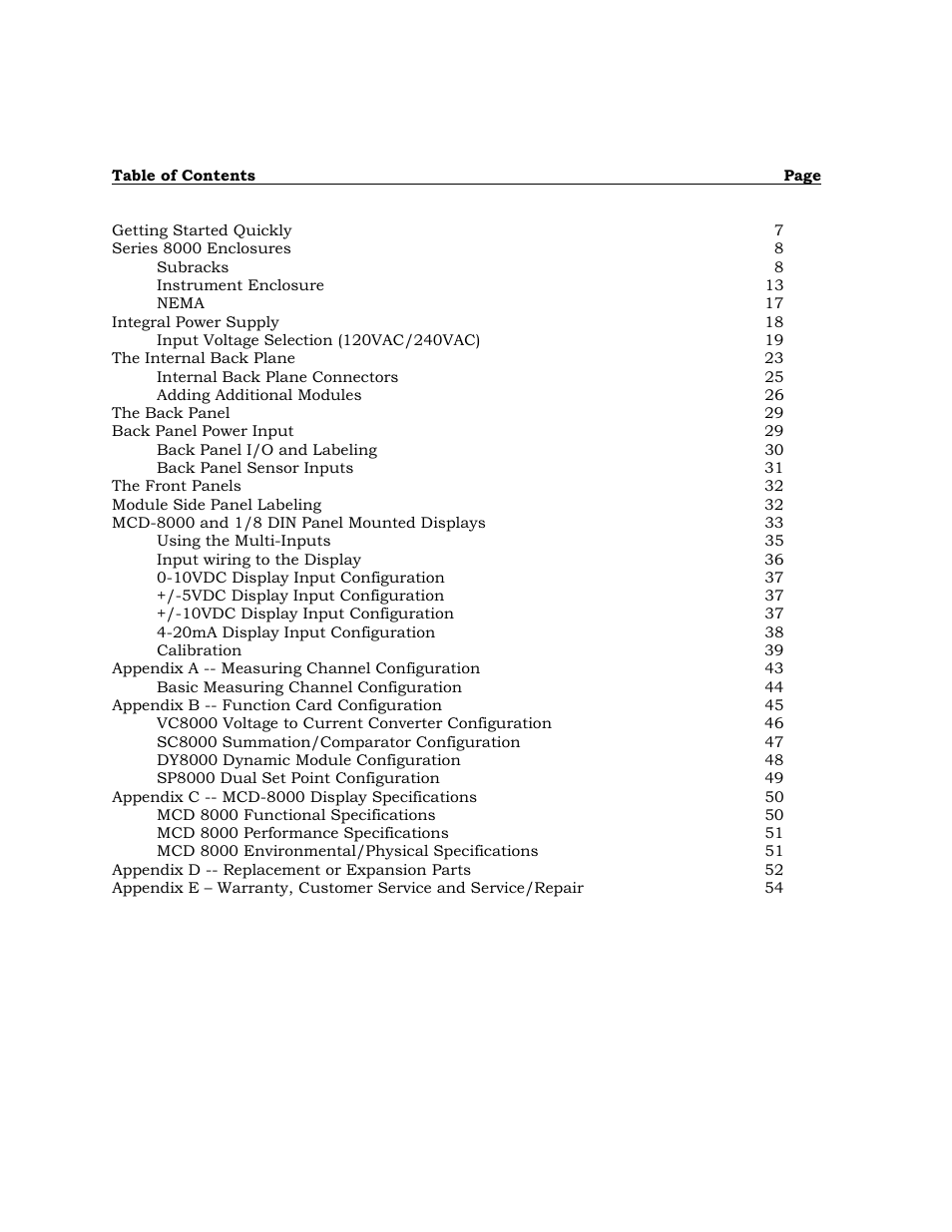 Kaman 8000 Enclosures User Manual | Page 5 / 55