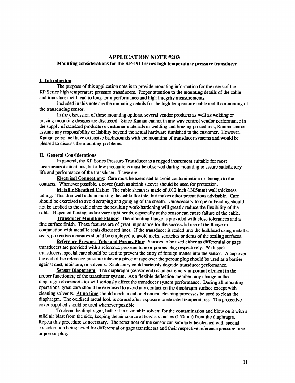 Kaman Extreme Environment Sensors User Manual | Page 15 / 43