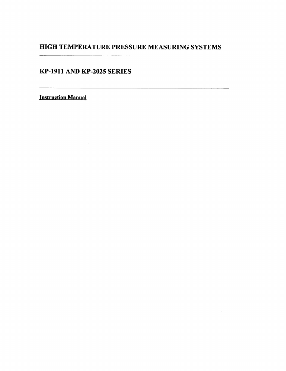 Kaman Extreme Environment Sensors User Manual | Page 3 / 43