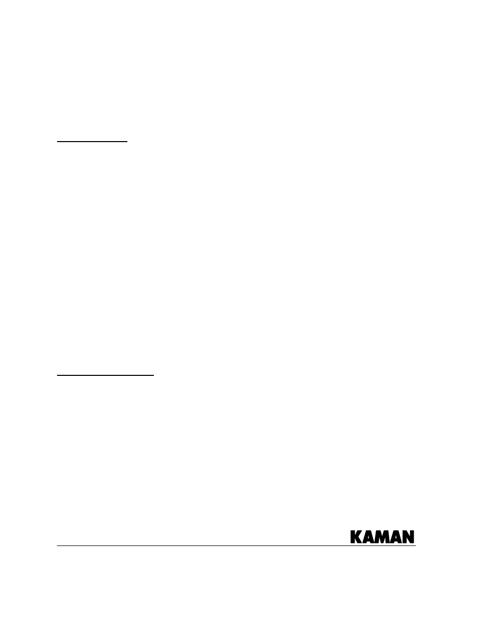 Threadchecker, Specifications, Electrical | Environmental | Kaman ThreadChecker User Manual | Page 13 / 13