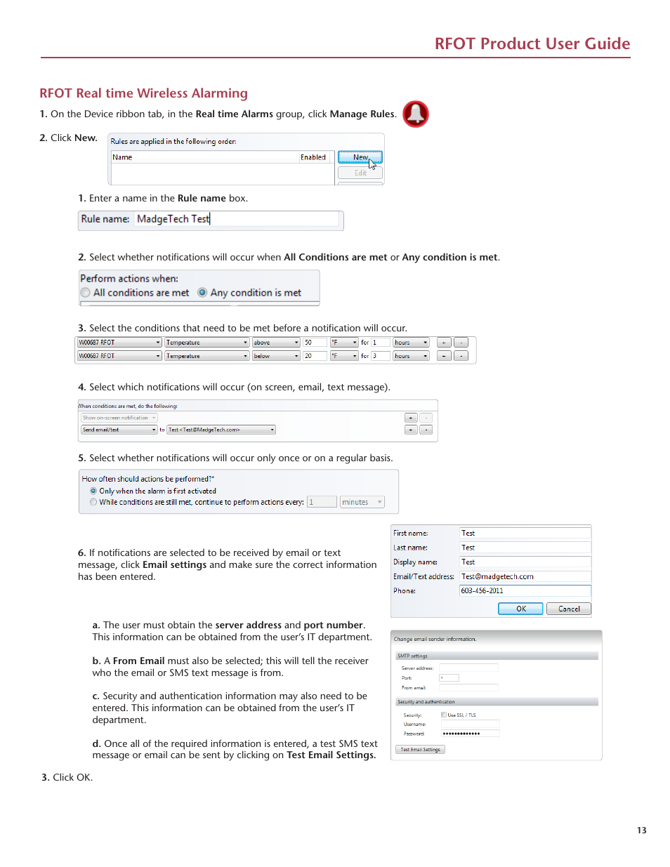 Rfot product user guide | MadgeTech RFOT Wireless Meat Temperature Data Logger User Manual | Page 17 / 24