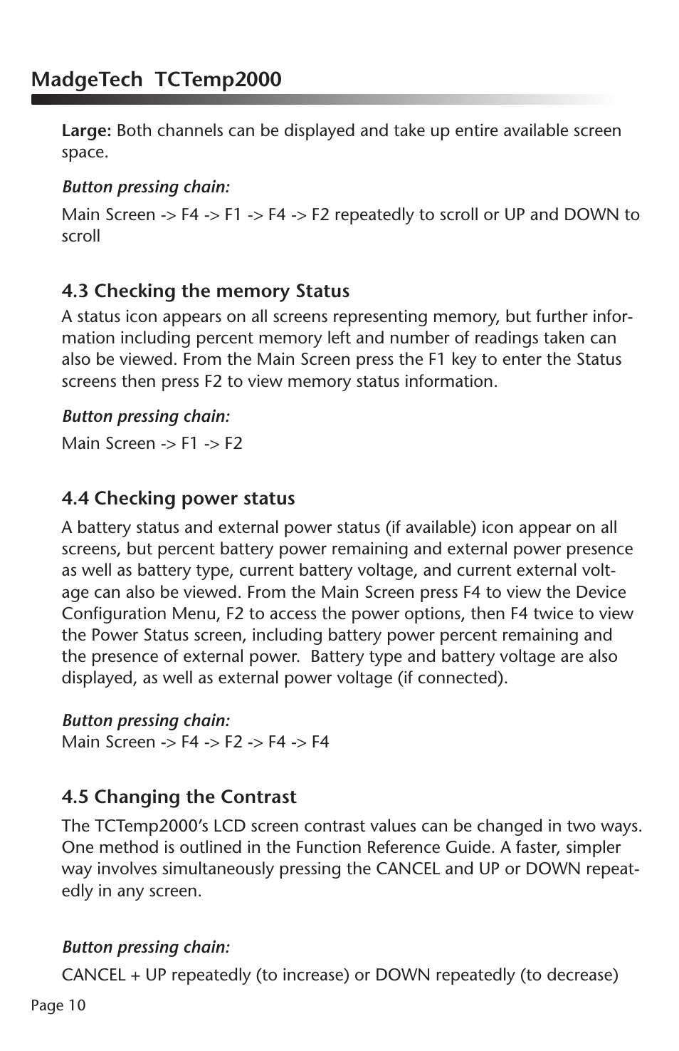 MadgeTech TCTemp2000 Data Logger User Manual | Page 11 / 38