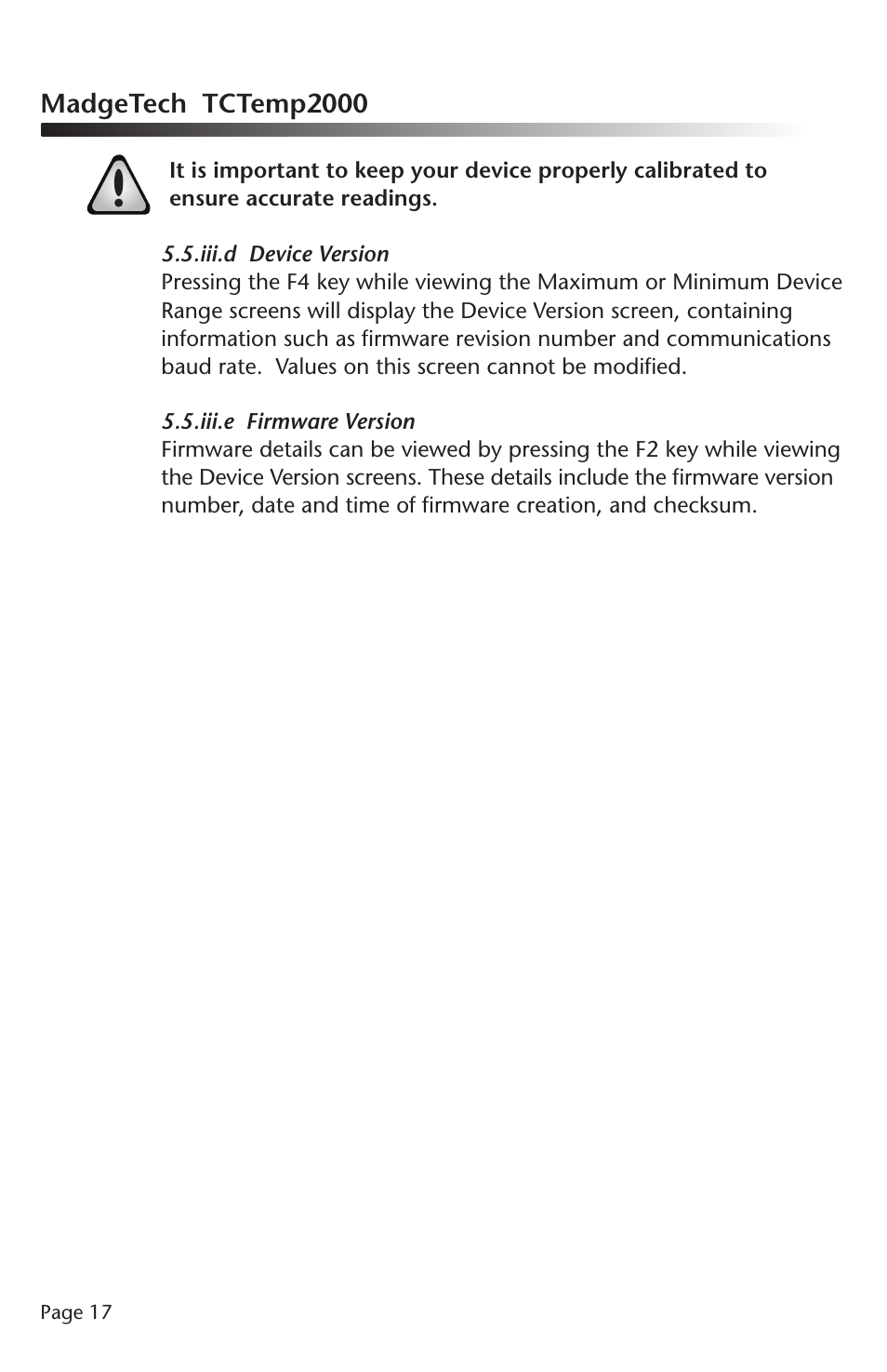 Madgetech tctemp2000 | MadgeTech TCTemp2000 Data Logger User Manual | Page 18 / 38