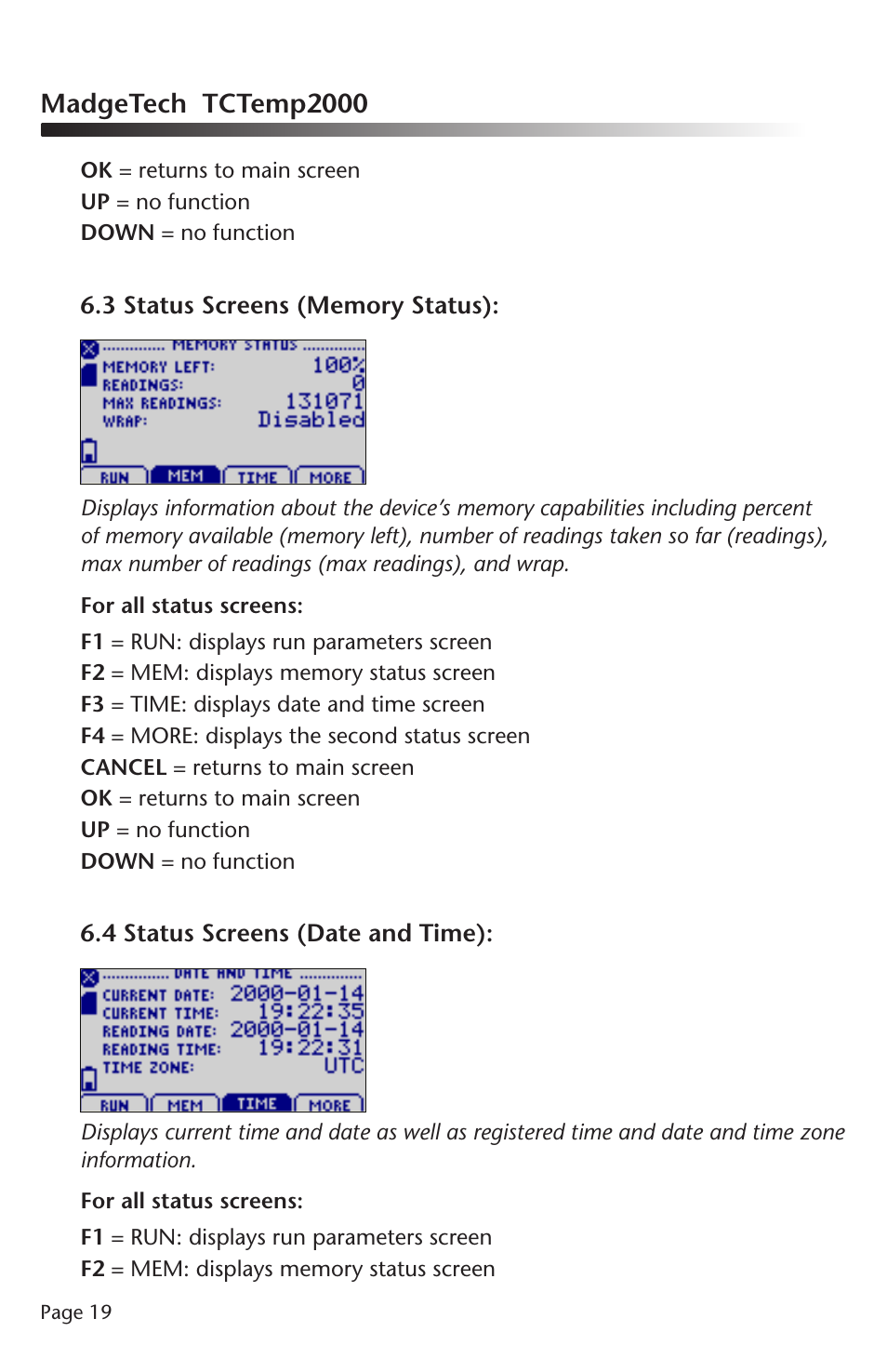MadgeTech TCTemp2000 Data Logger User Manual | Page 20 / 38