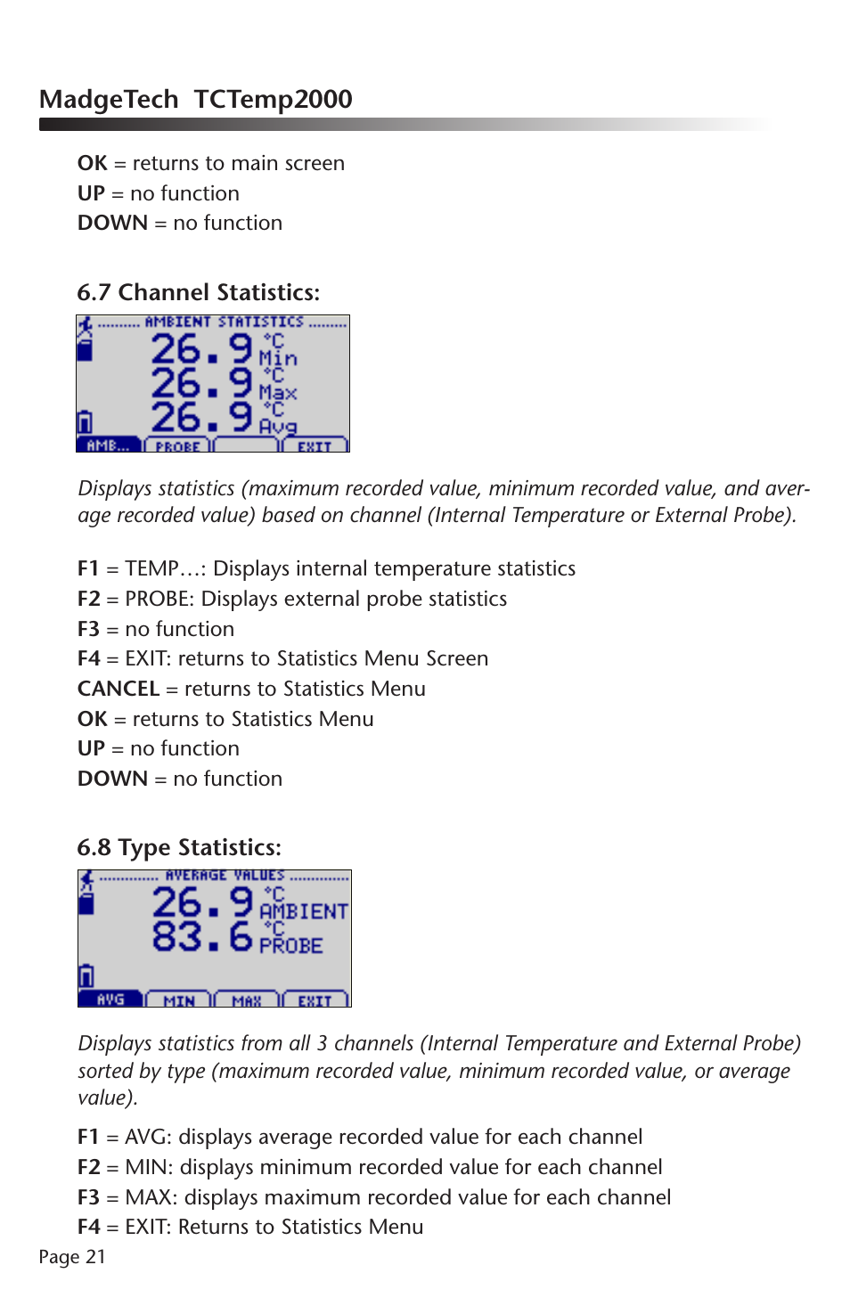 MadgeTech TCTemp2000 Data Logger User Manual | Page 22 / 38