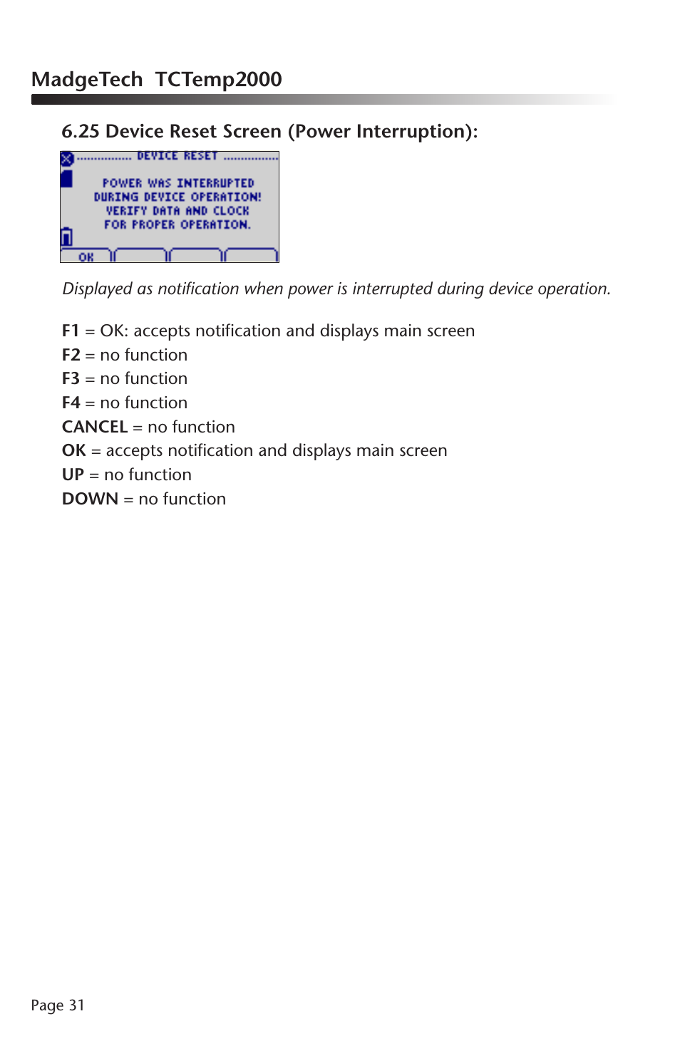 MadgeTech TCTemp2000 Data Logger User Manual | Page 32 / 38