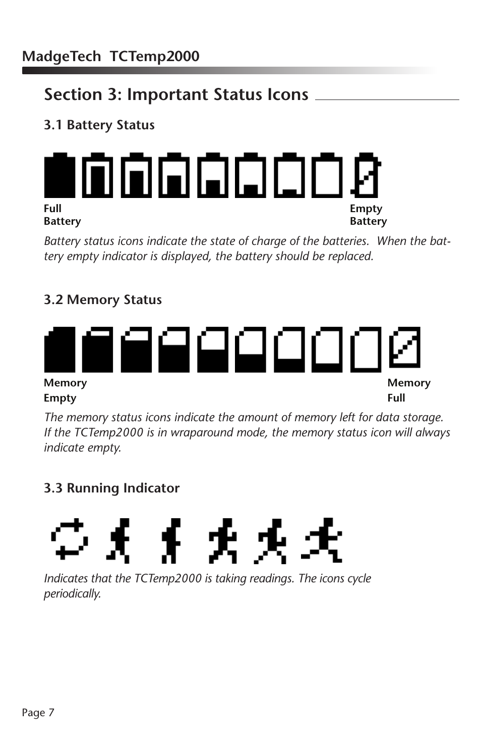 Madgetech tctemp2000 | MadgeTech TCTemp2000 Data Logger User Manual | Page 8 / 38