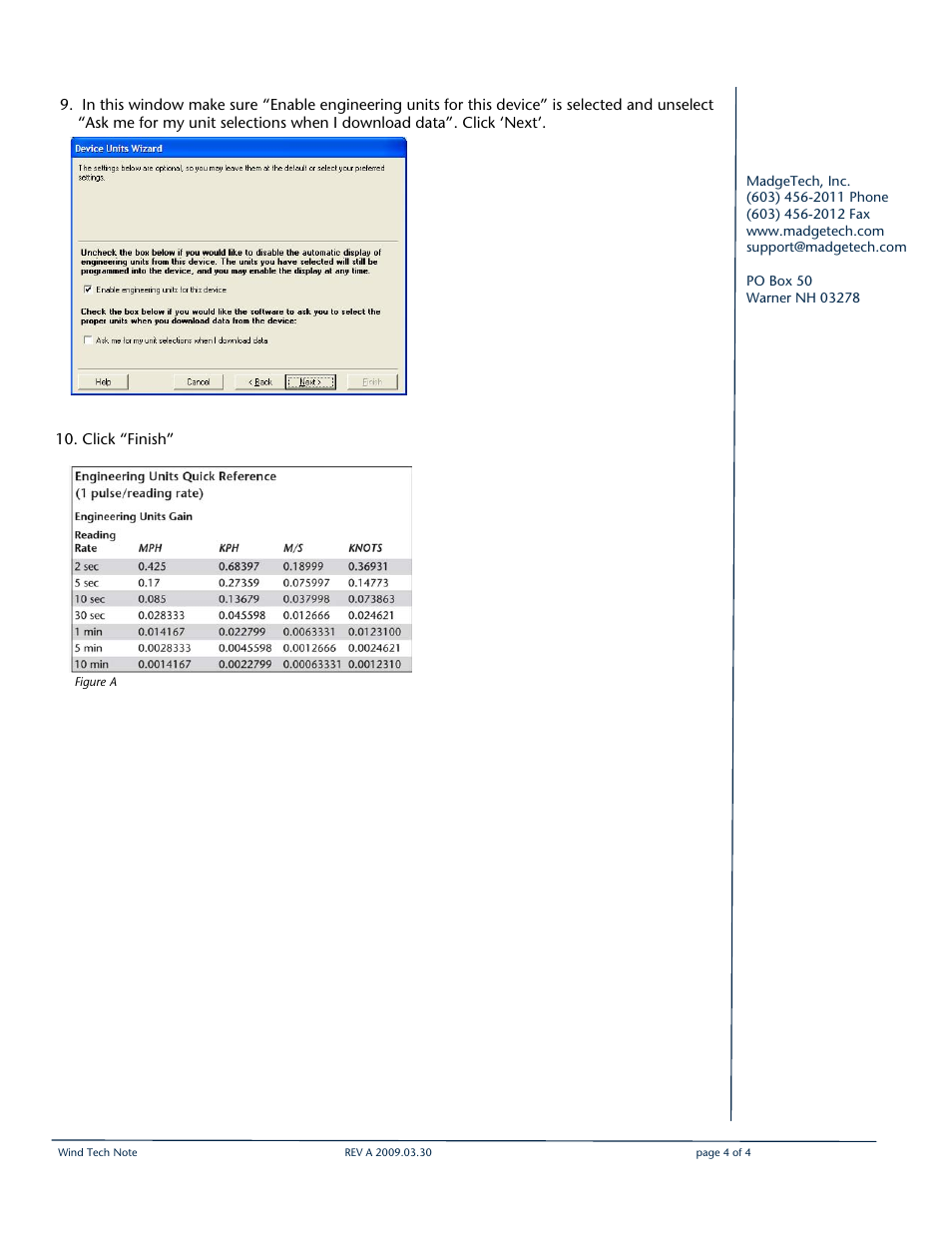 MadgeTech Wind101A Data Logger User Manual | Page 4 / 4