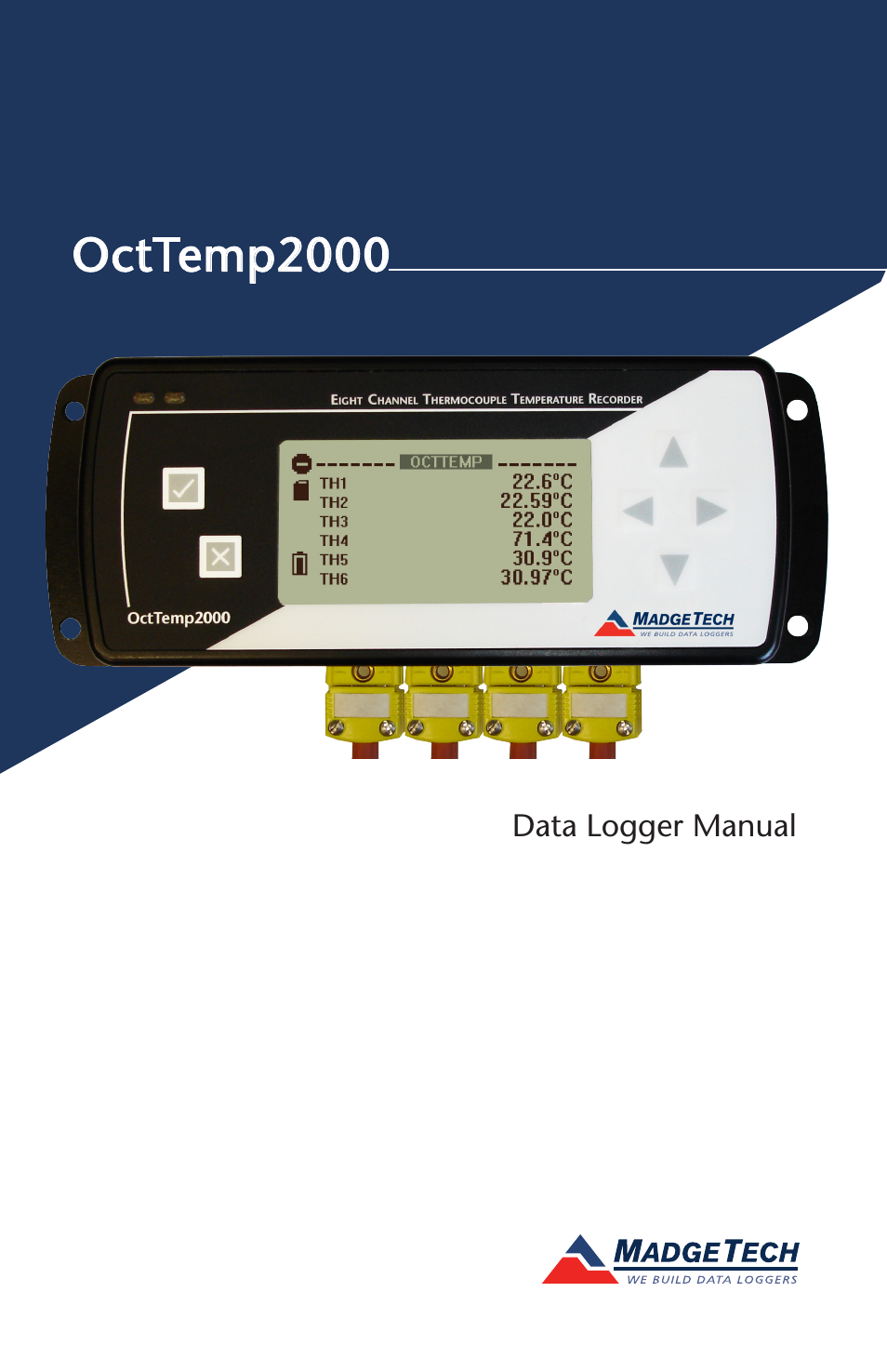 MadgeTech OctTemp2000 Data Logger User Manual | 26 pages