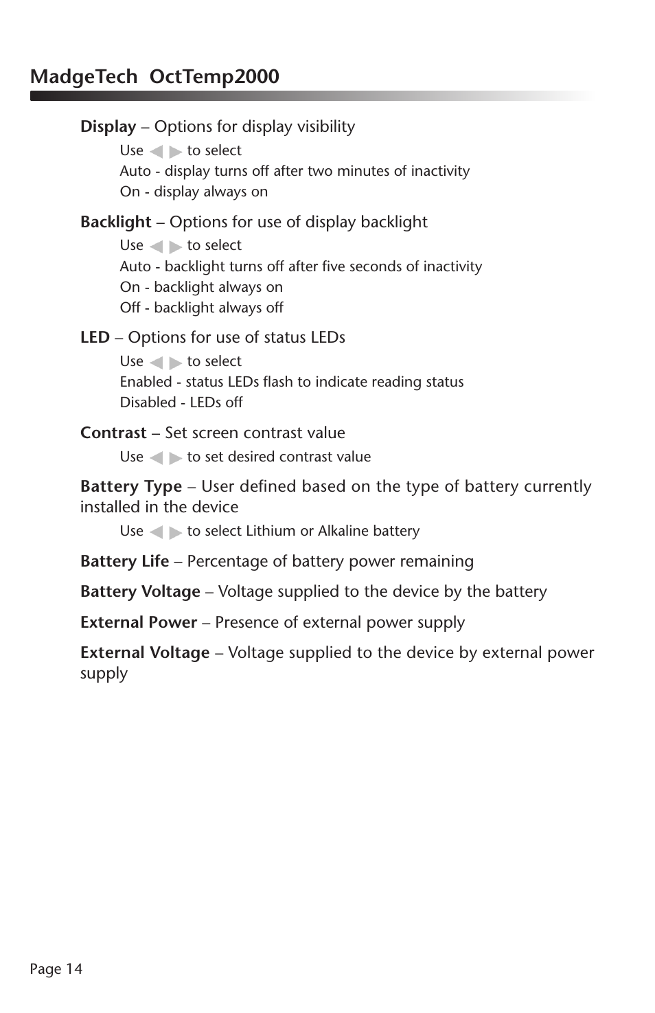 Madgetech octtemp2000 | MadgeTech OctTemp2000 Data Logger User Manual | Page 15 / 26
