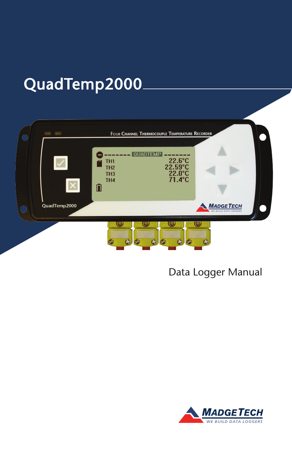 MadgeTech QuadTemp2000 Data Logger User Manual | 26 pages