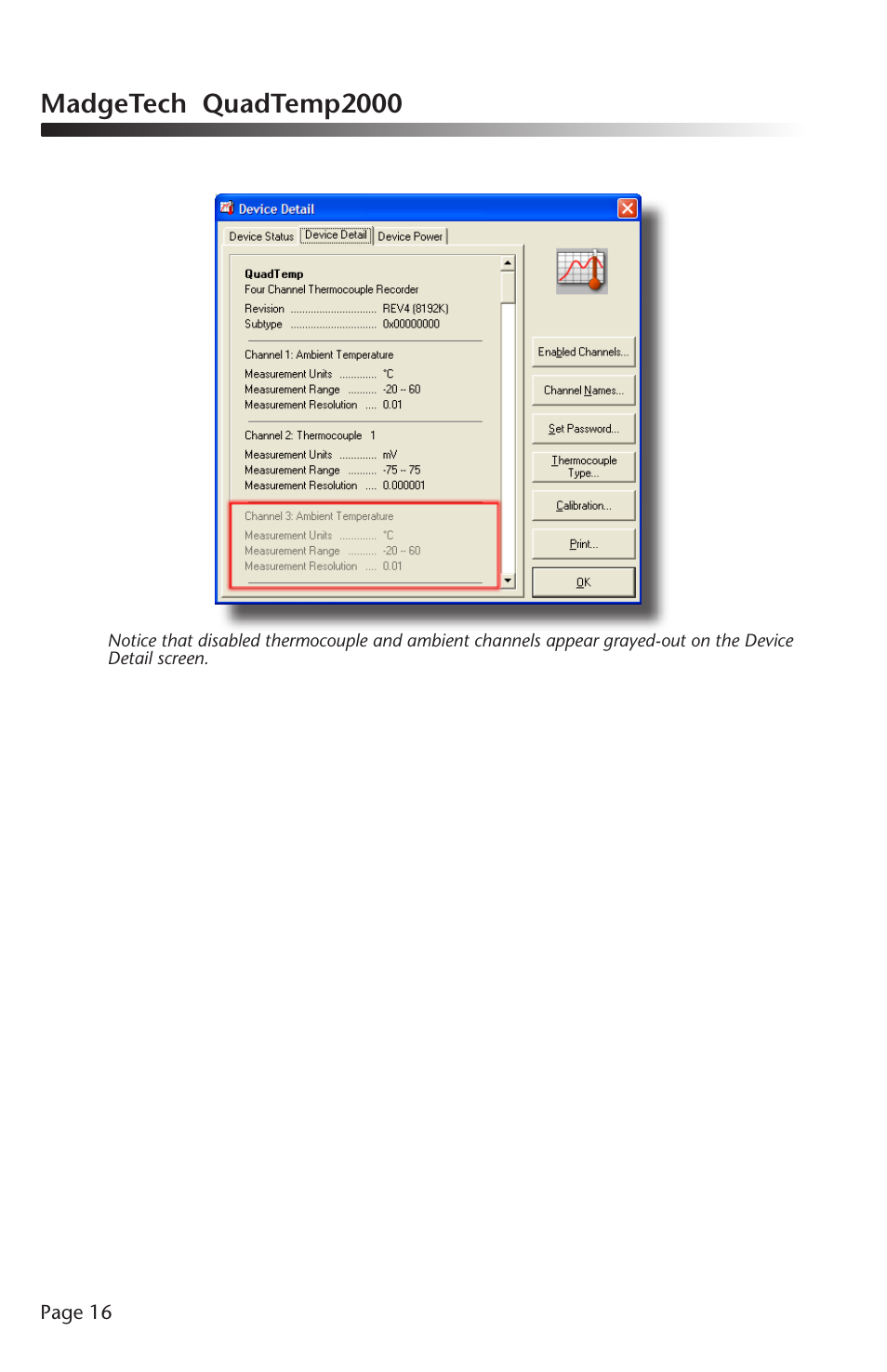 Madgetech quadtemp2000 | MadgeTech QuadTemp2000 Data Logger User Manual | Page 17 / 26
