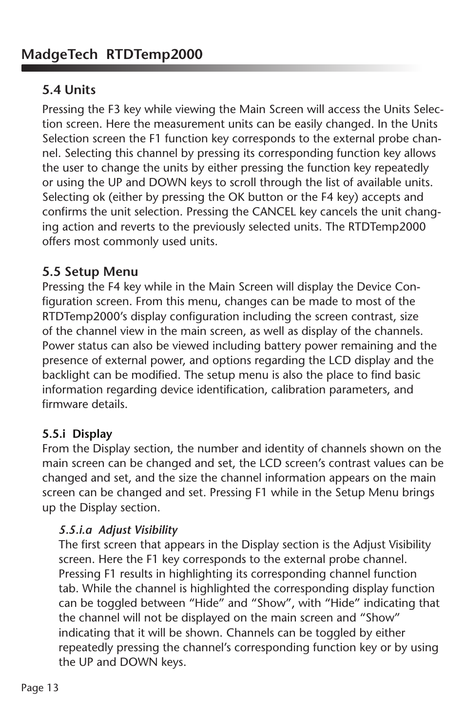 Madgetech rtdtemp2000 | MadgeTech RTDTemp2000 Data Logger User Manual | Page 14 / 38