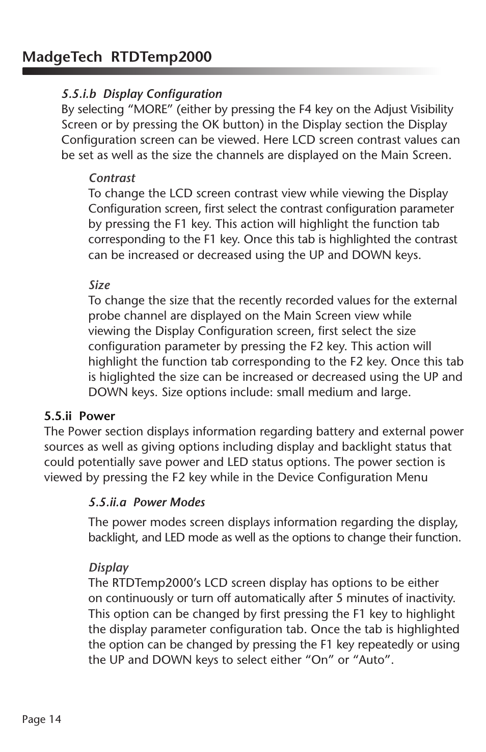 Madgetech rtdtemp2000 | MadgeTech RTDTemp2000 Data Logger User Manual | Page 15 / 38