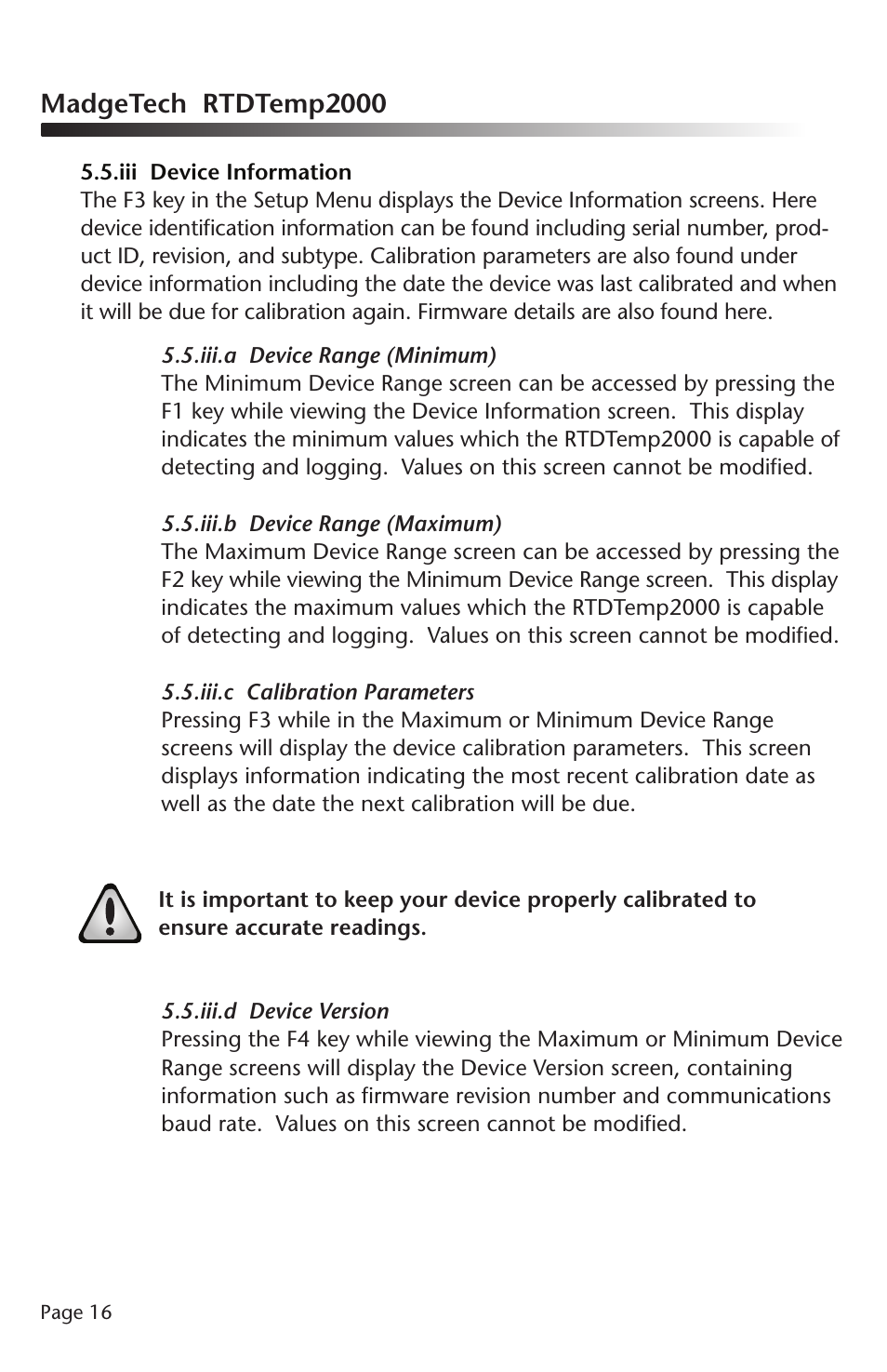 Madgetech rtdtemp2000 | MadgeTech RTDTemp2000 Data Logger User Manual | Page 17 / 38