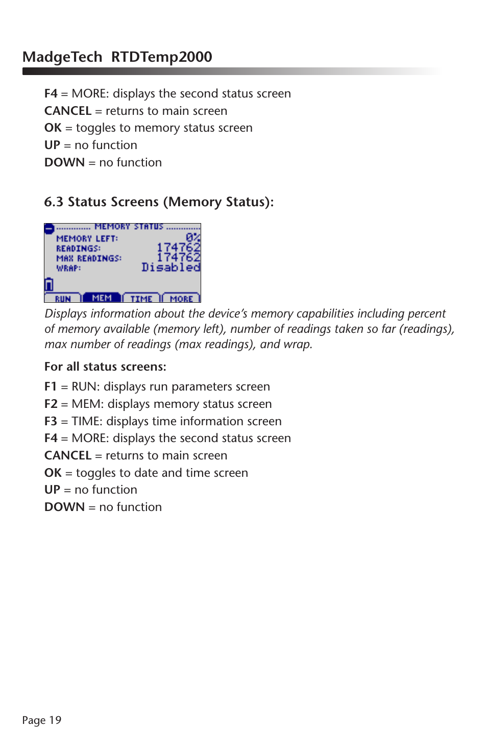 MadgeTech RTDTemp2000 Data Logger User Manual | Page 20 / 38