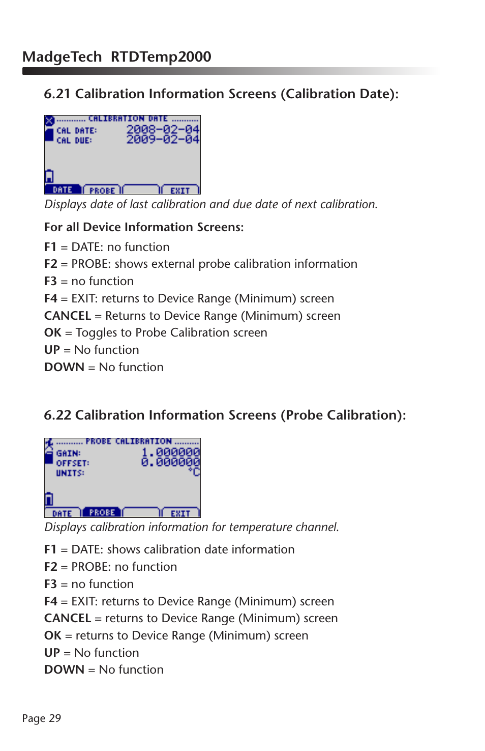 Madgetech rtdtemp2000 | MadgeTech RTDTemp2000 Data Logger User Manual | Page 30 / 38