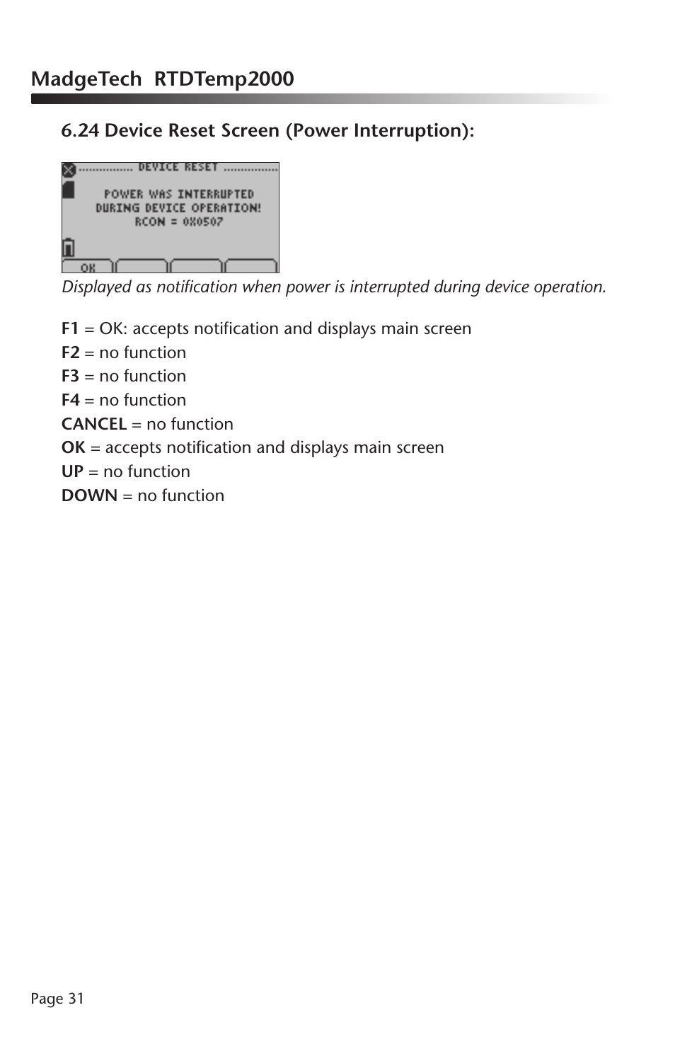 MadgeTech RTDTemp2000 Data Logger User Manual | Page 32 / 38