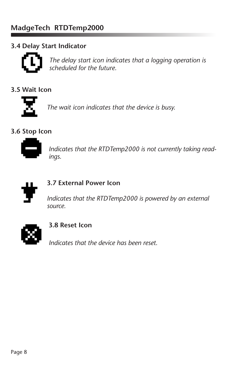 MadgeTech RTDTemp2000 Data Logger User Manual | Page 9 / 38