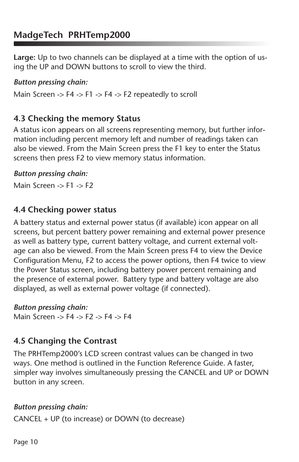 MadgeTech PRHTemp2000 Data Logger User Manual | Page 11 / 38