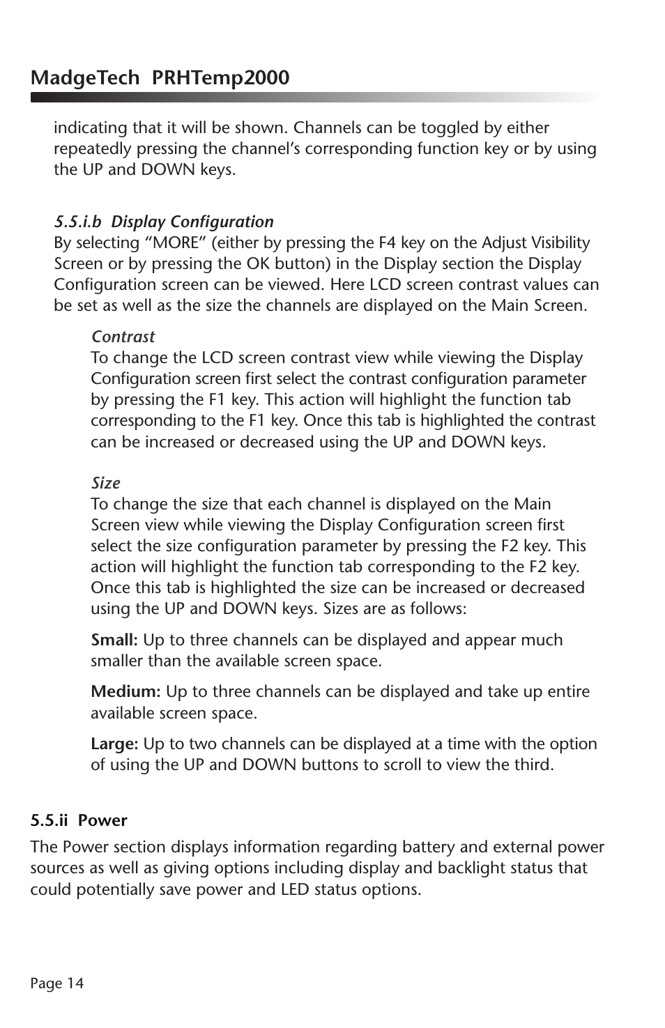 Madgetech prhtemp2000 | MadgeTech PRHTemp2000 Data Logger User Manual | Page 15 / 38
