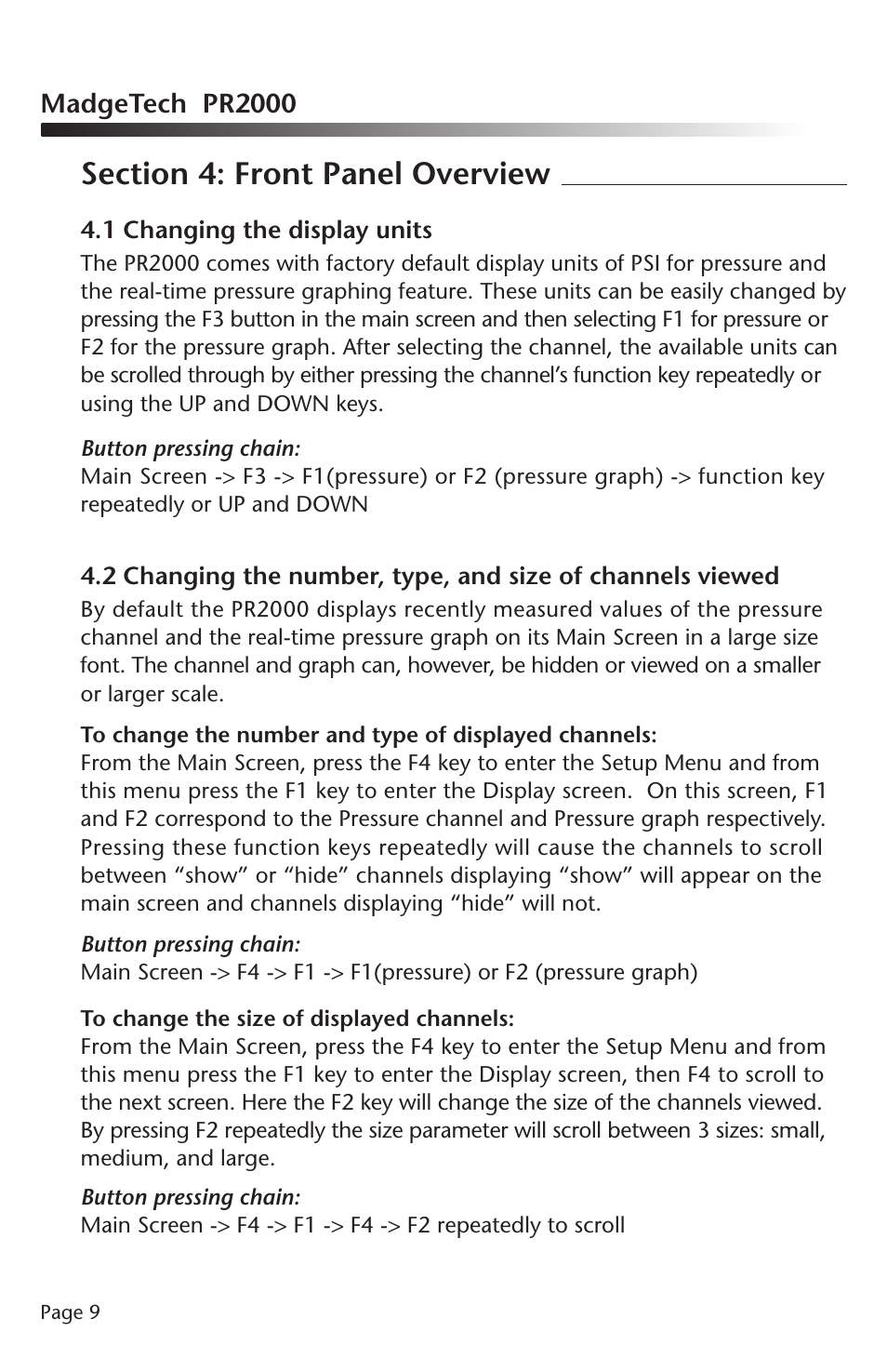 MadgeTech PR2000 Data Logger User Manual | Page 10 / 38