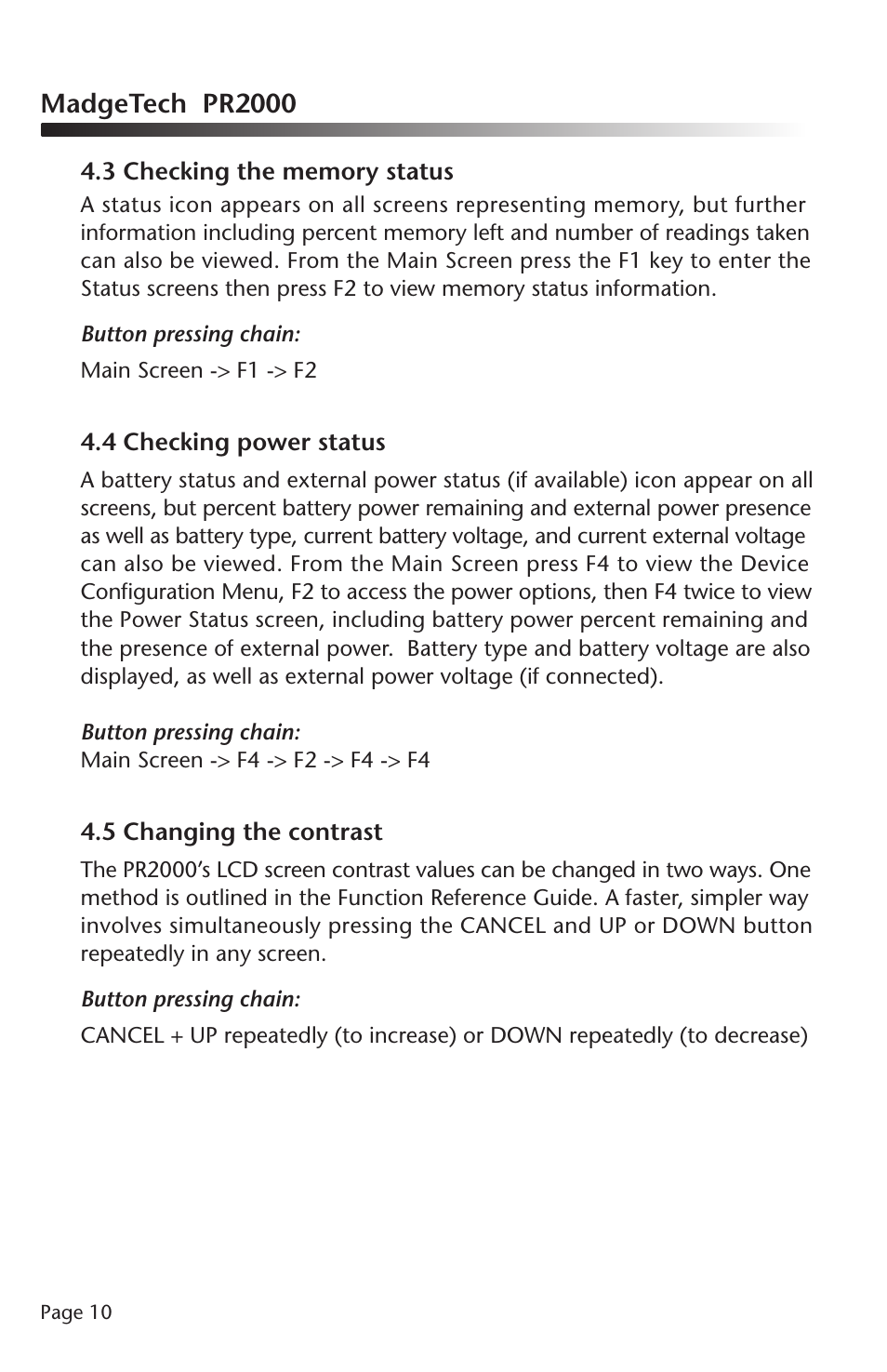 MadgeTech PR2000 Data Logger User Manual | Page 11 / 38