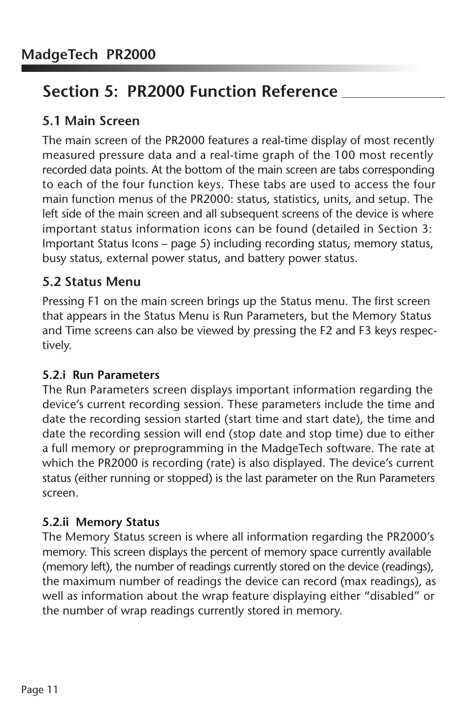 MadgeTech PR2000 Data Logger User Manual | Page 12 / 38