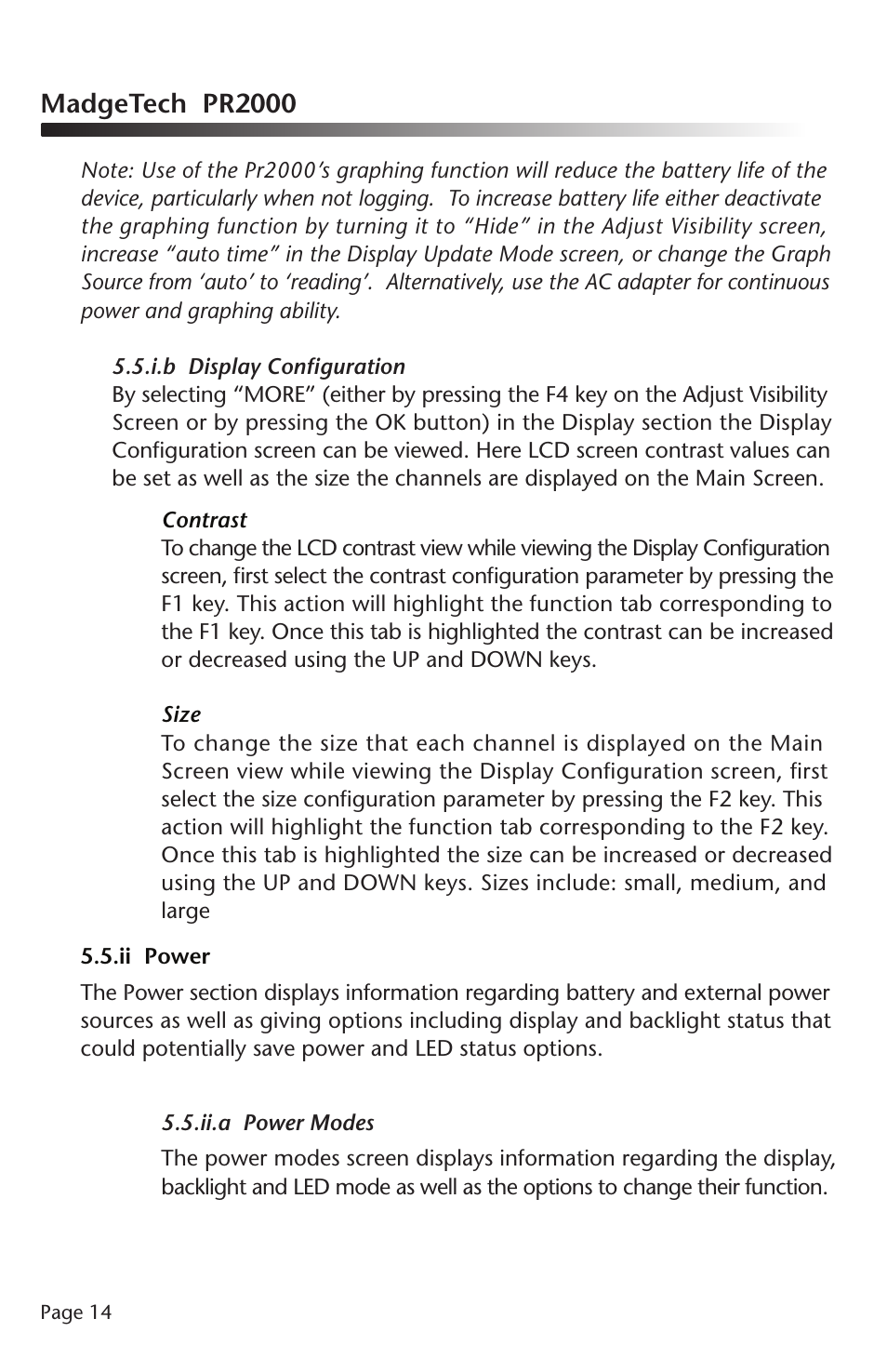 Madgetech pr2000 | MadgeTech PR2000 Data Logger User Manual | Page 15 / 38