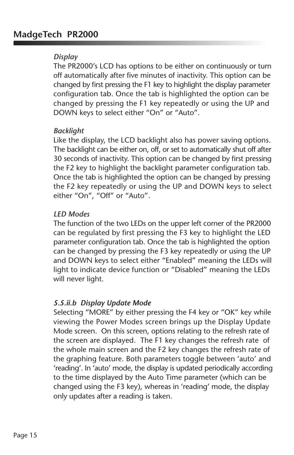 Madgetech pr2000 | MadgeTech PR2000 Data Logger User Manual | Page 16 / 38