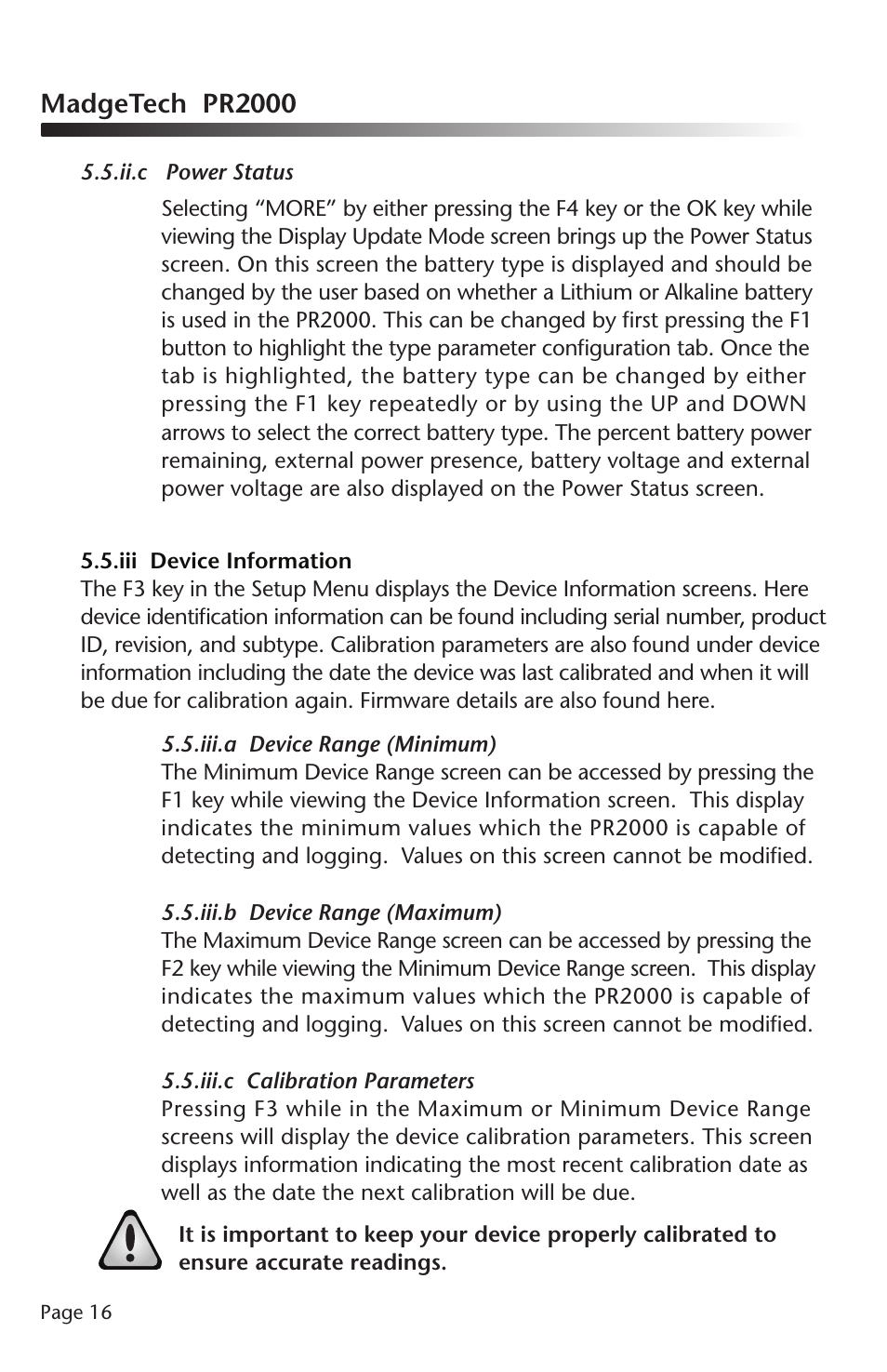 Madgetech pr2000 | MadgeTech PR2000 Data Logger User Manual | Page 17 / 38