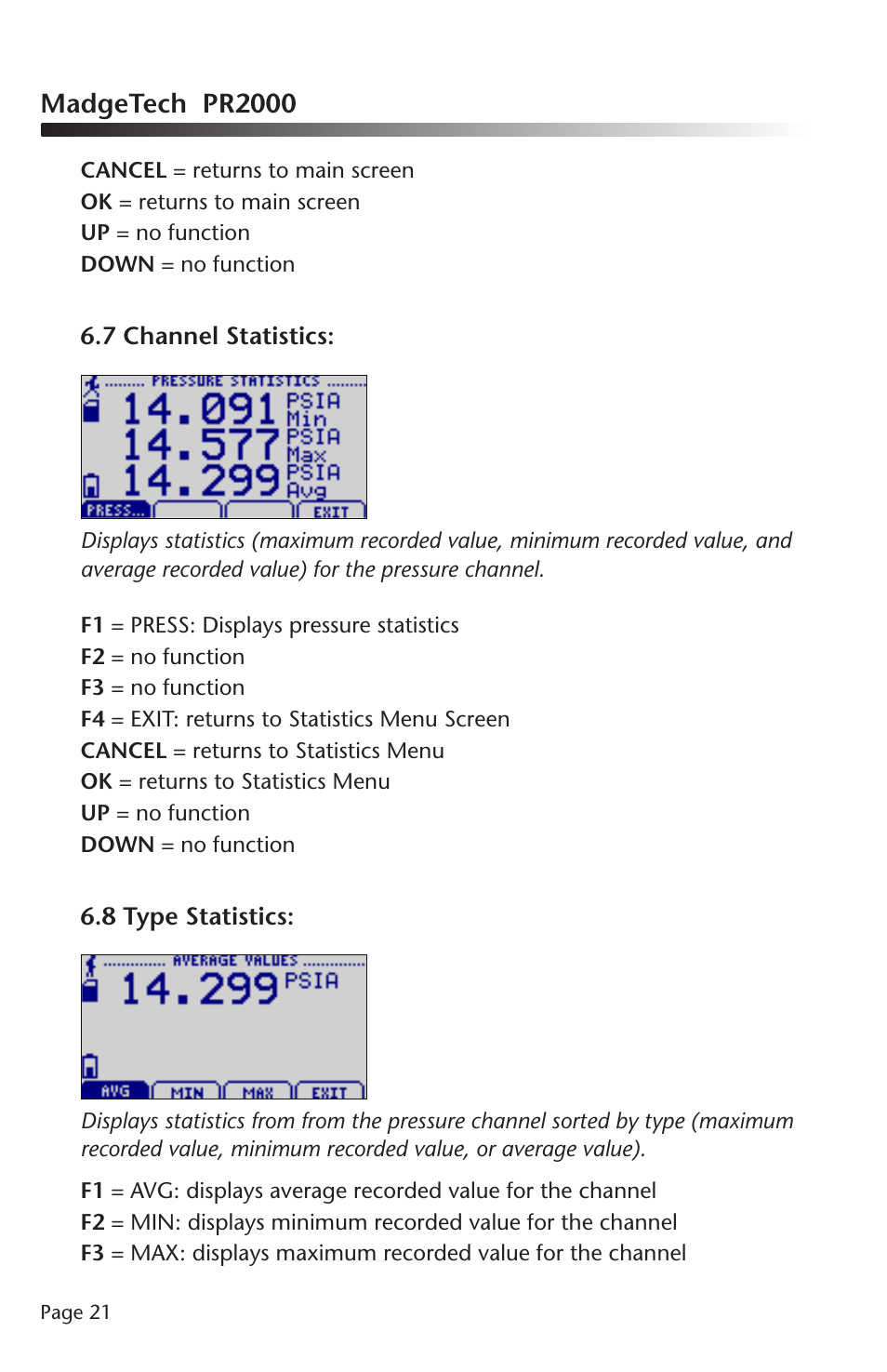 MadgeTech PR2000 Data Logger User Manual | Page 22 / 38